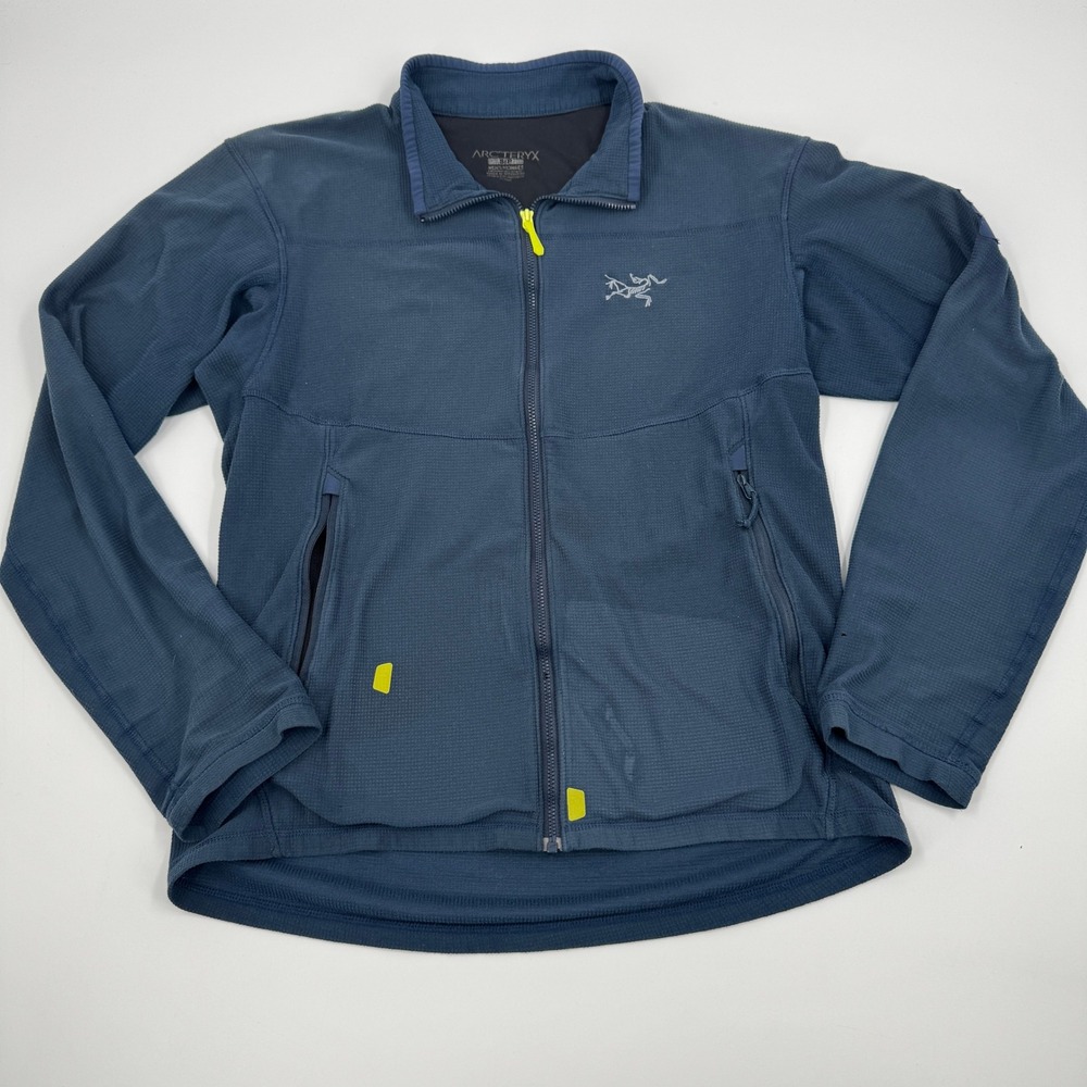 Arc'teryx Delta LT Jacket Mens Small Blue Custom Repaired Reflective PDX Logo